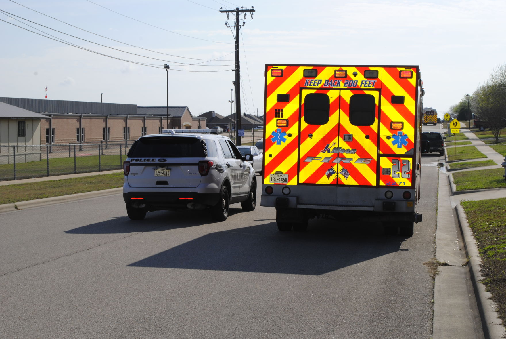 Trimmier Elementary School smoke